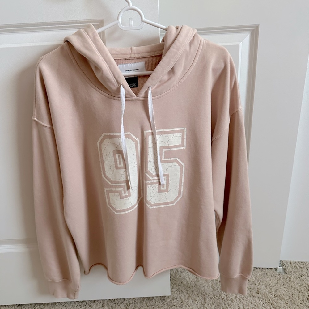 Current Elliott Cropped Hoodie.